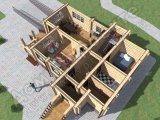 Проект дома ПД-002 3D План 2